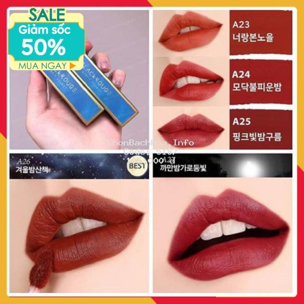 [ 𝑮𝒊𝒂̉𝒎 𝑮𝒊𝒂́ 𝟓𝟎% ] Son Black Rouge ver 7 ⚡️𝑯𝒂̀𝒏𝒈 𝑯𝒂𝒏𝒅𝒎𝒂𝒅𝒆⚡️ Son Cao Cấp Không Chì | Thế Giới Skin Care