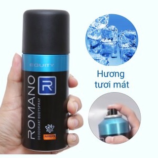 [Romano - Đủ Mùi] Xịt Khử Mùi Romano 150ml