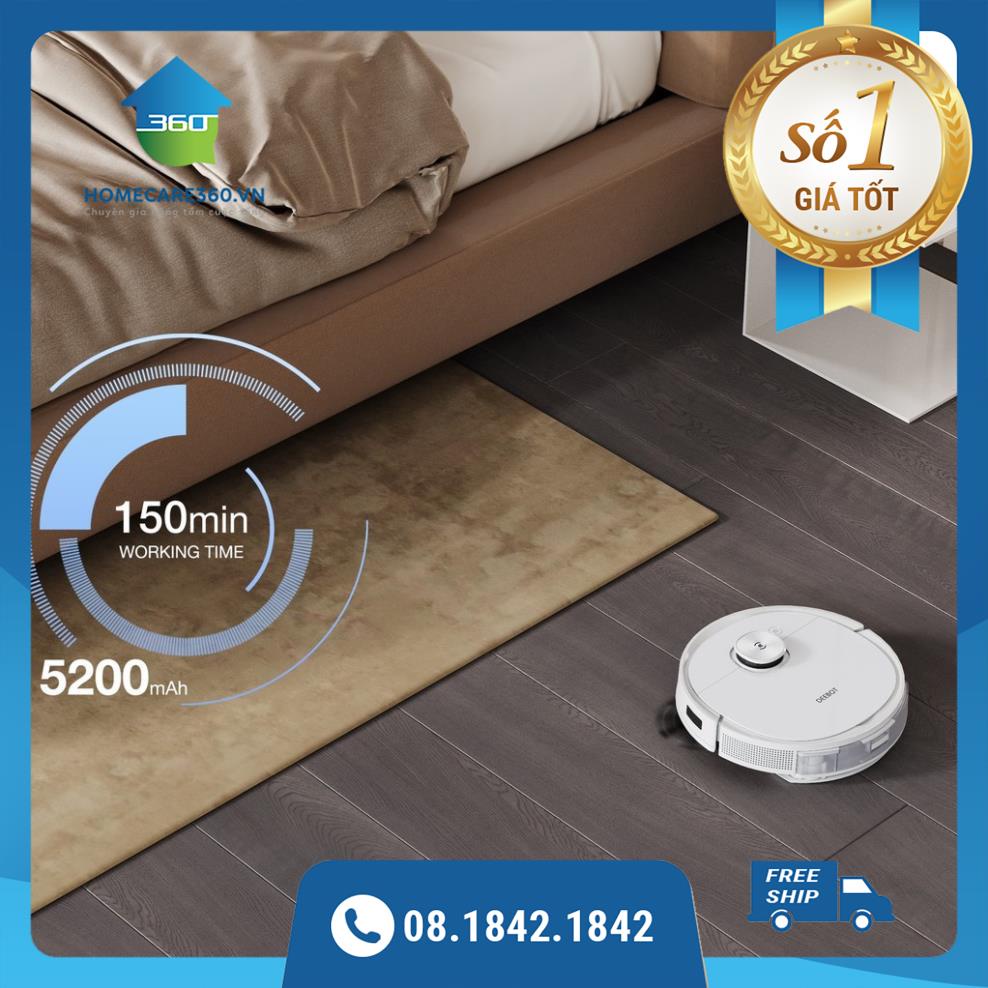 Robot Hút Bụi Lau Nhà Ecovacs Deebot T9 – Hàng Công ty, Bản Quốc Tế