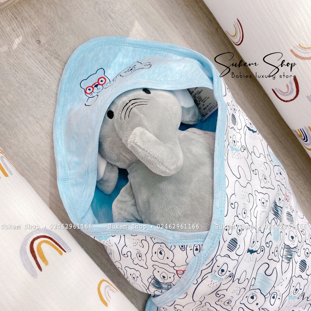 Ủ choàng cotton Litlle Duck