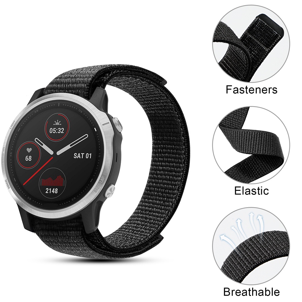 Dây Đeo Đồng Hồ 26 20 22mm Bằng Nylon Mau Khô Cho Garmin Fenix 7X 6X Pro 7 7S 6 6S 5X 5 5S Plus / Venu 2 Plus