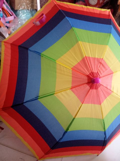 Ô Dù Trẻ Em Cầu Vòng 7 Màu