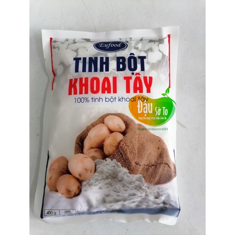 Tinh bột Khoai Tây 400gr nguyên chất 100% hiệu EUfood, nhập khẩu từ Đức