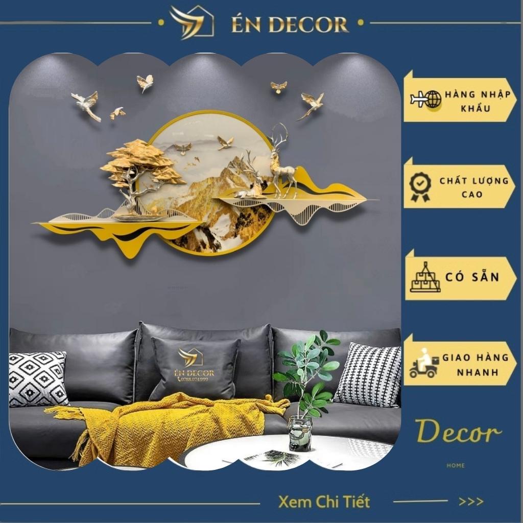 Tranh Phong Cảnh Treo Tường Cao Cấp TD26 , Tranh Sắt, Tranh Treo Tường Én Decor
