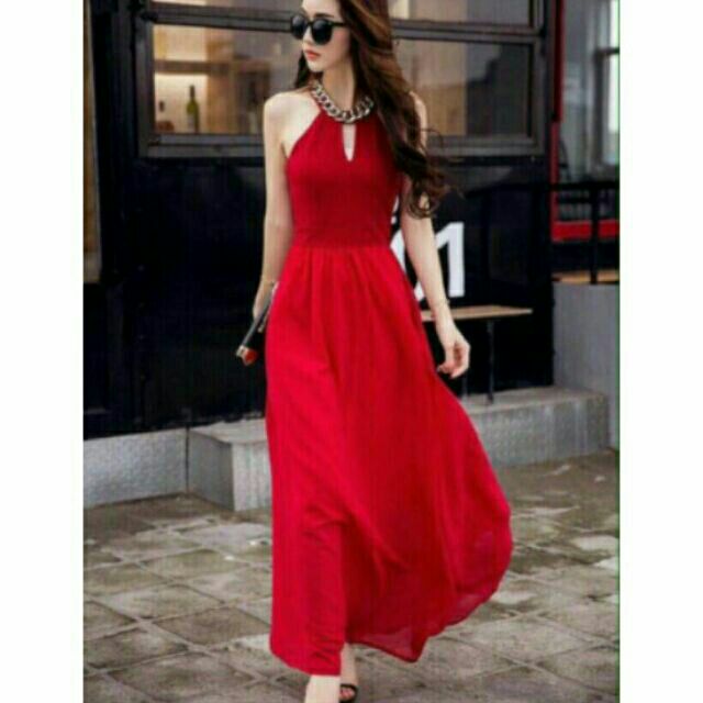 Đầm Maxi Voan Kèm Ảnh Thật