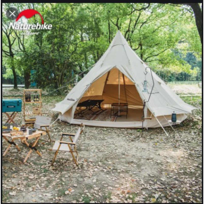 Lều cắm trại Mông Cổ Glamping 5 - 8 người Naturehike NH20ZP005