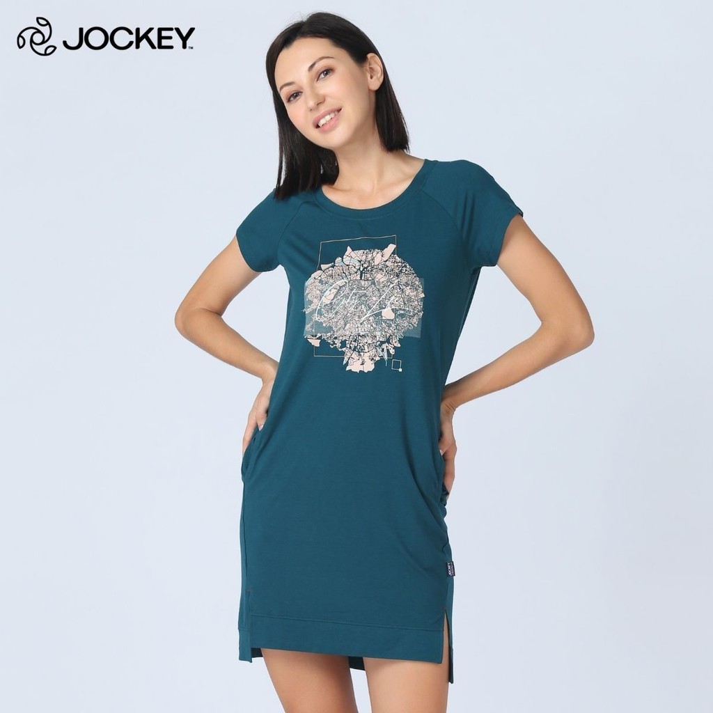 [Mã FAMALLT5 giảm 15% đơn 150K] Đầm Nữ Jockey Dáng Ôm Thun Cotton Bamboo - JULB0429