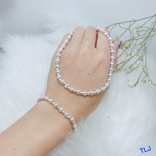 Bộ dây chuyền và lắc bi phay cực đẹp