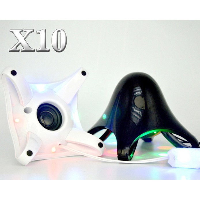 Loa máy tính bàn X10 có đèn led ngôi sao biển cả nghe cực hay .