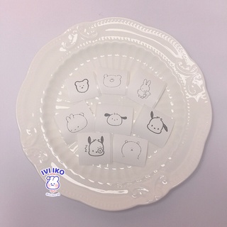IVI IKO | Set 8 tem niêm phong túi giấy mini dễ thương