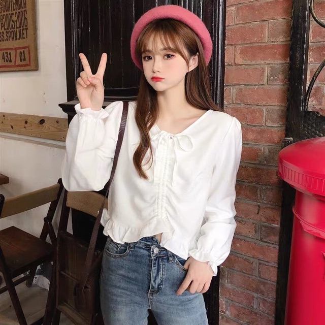 Áo kiểu ulzzang rút ngực (order) | BigBuy360 - bigbuy360.vn