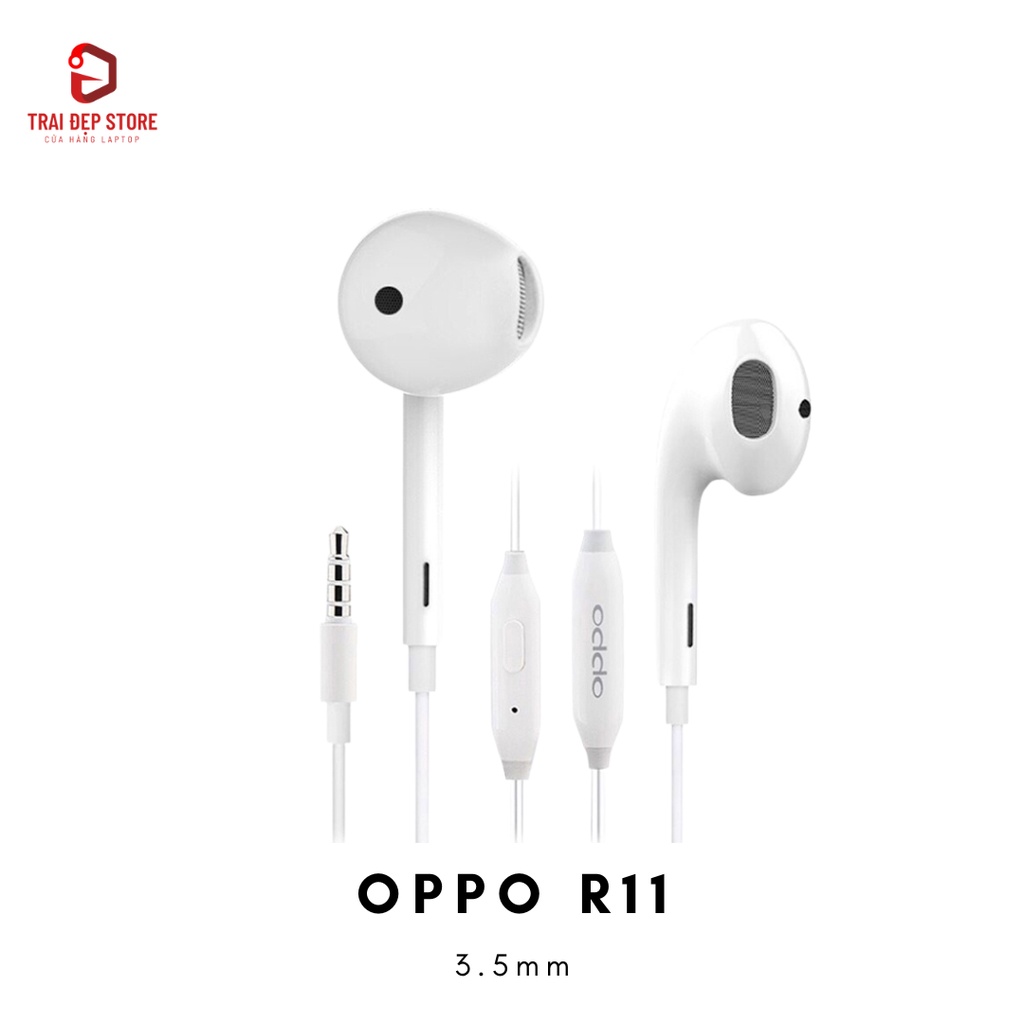 Tai nghe có dây Oppo R11, bền, chất âm tốt