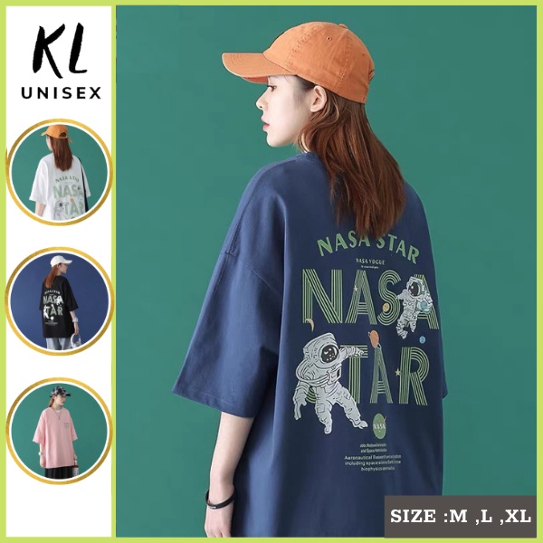 Áo Phông Form Rộng Unisex Cotton [ NASA ] KL Unisex | BigBuy360 - bigbuy360.vn