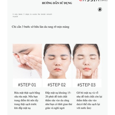 Mặt Nạ Cấp Nước Trắng Da Chiết Xuất Lụa Tơ Tằm CHELICA