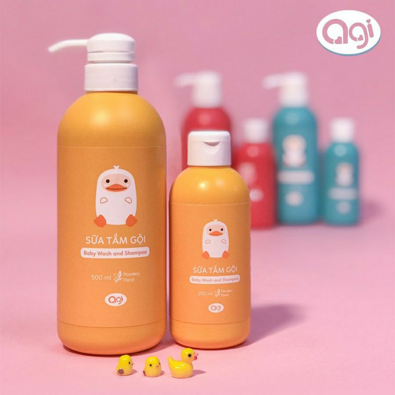 (500ml)- Sữa tắm gội Agi 2in1 cho bé