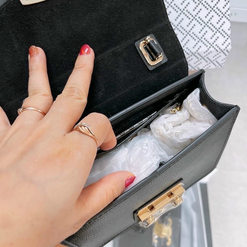 Túi đeo chéo mini da thật chuẩn xịn