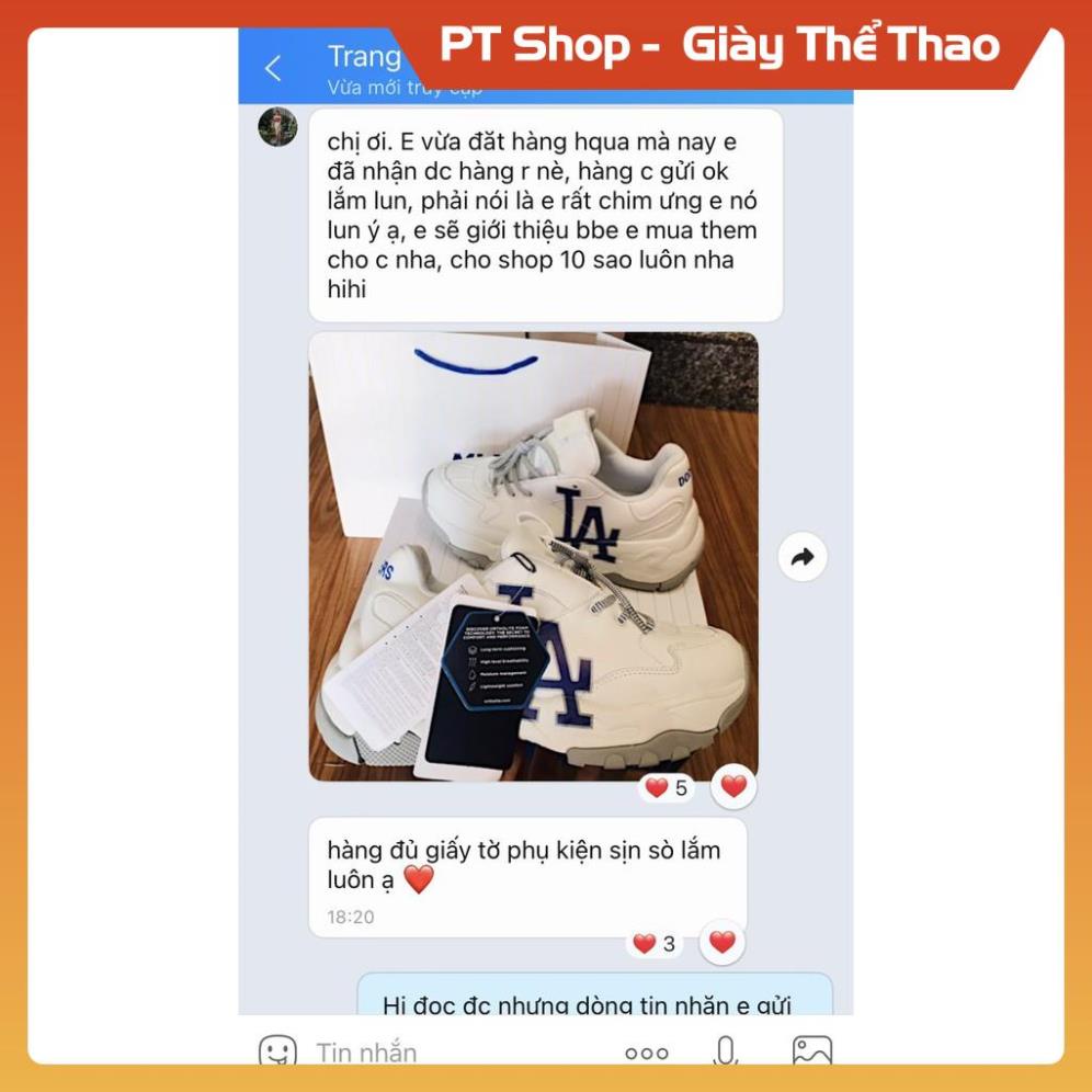 [FreeShip–Sale hàng cao cấp] Giày thể thao nam nữ Sneaker MLB LA Xịn sò Full phụ kiện, Giầy MlB