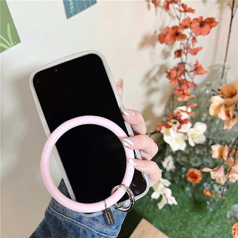 Ốp lưng iphone Ốp Điện Thoại Silicon Hình Hoa/Hành Tinh Có Vòng Bảo Vệ Lens Cho iPhone 13 14proPromax 8P X XR Xs Promax Dinuo case