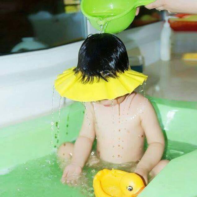 Mũ chắn nước có vành tai đáng yêu dành cho bé