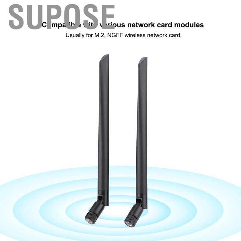 Set 2 Ăng Ten Thu Sóng M.2 / Ngff 2x6dbi Cho Intel 9260ngw Bcm94360 Ss | BigBuy360 - bigbuy360.vn