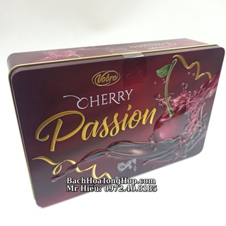[Hỏa Tốc] Socola nhân Cherry Passion hộp sắt 280g