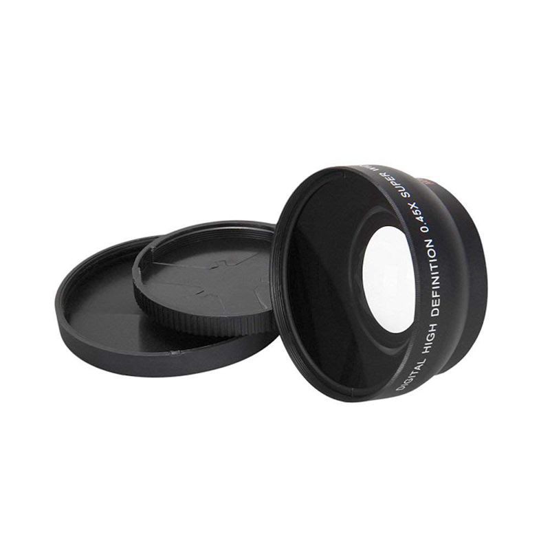 Ống kính góc rộng 58mm 0.45x với tròng macro chuyên dụng cho máy ảnh Canon