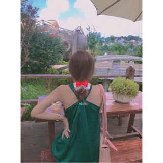 🎀 kẹp tóc nơ ren phối nhiều màu tiểu thư -