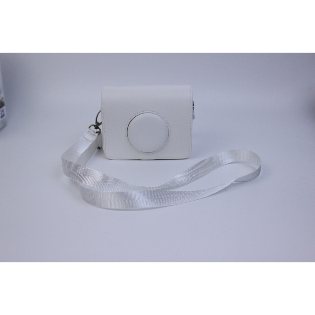 Bao Da PU Đựng Máy Ảnh Fujifilm Instax Mini Evo Evo Kèm Dây Đeo Vai