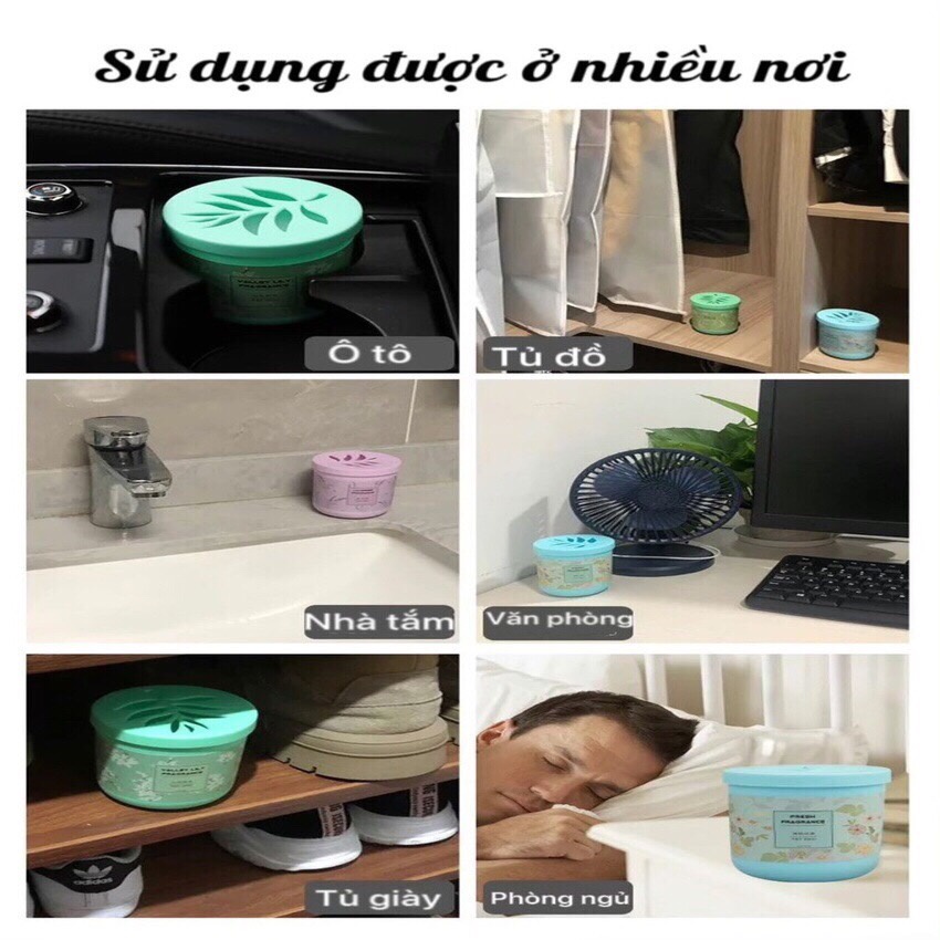 Sáp thơm Thalo - khử mùi, làm thơm phòng, tủ quần áo, toilet, ô tô