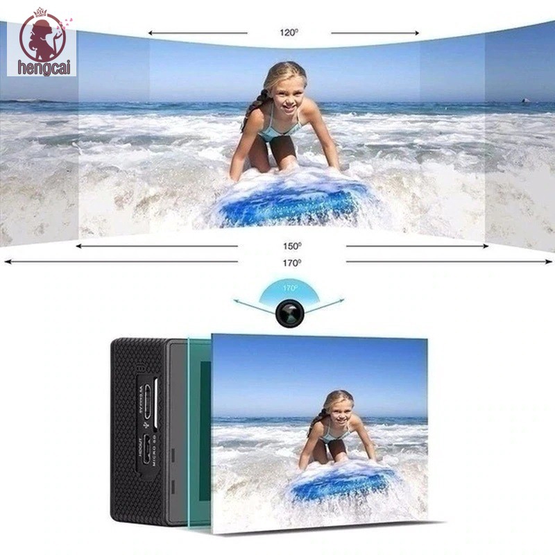 Camera Hành Trình Thể Thao Acam 30m Full Hd 1080p Màn Hình 2inch Góc Rộng 140 Độ 900mah