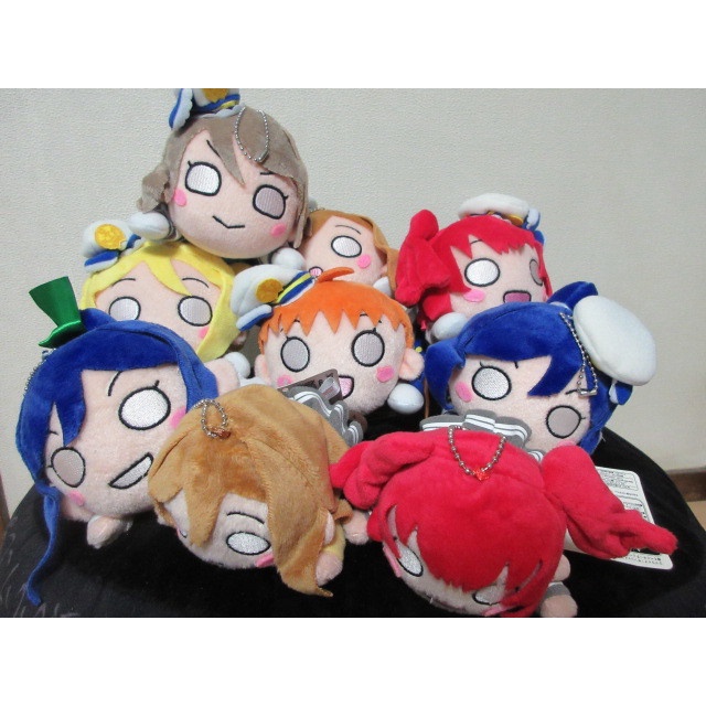 Móc chìa khóa bông Love Live Sunshine Nesoberi Plush Smile Pure SR Edition Awakening chính hãng Nhật Bản