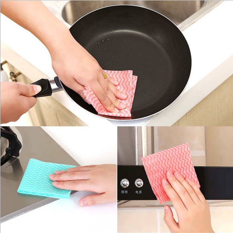 Khăn Lau Bằng Vải Không Dệt Dùng Một Lần Cho Nhà Bếp