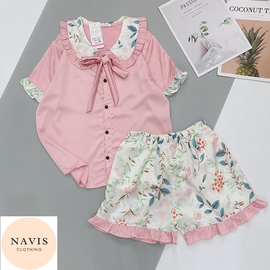 [XẢ KHO] Pijama Lụa Đùi Mẫu Hot 2022