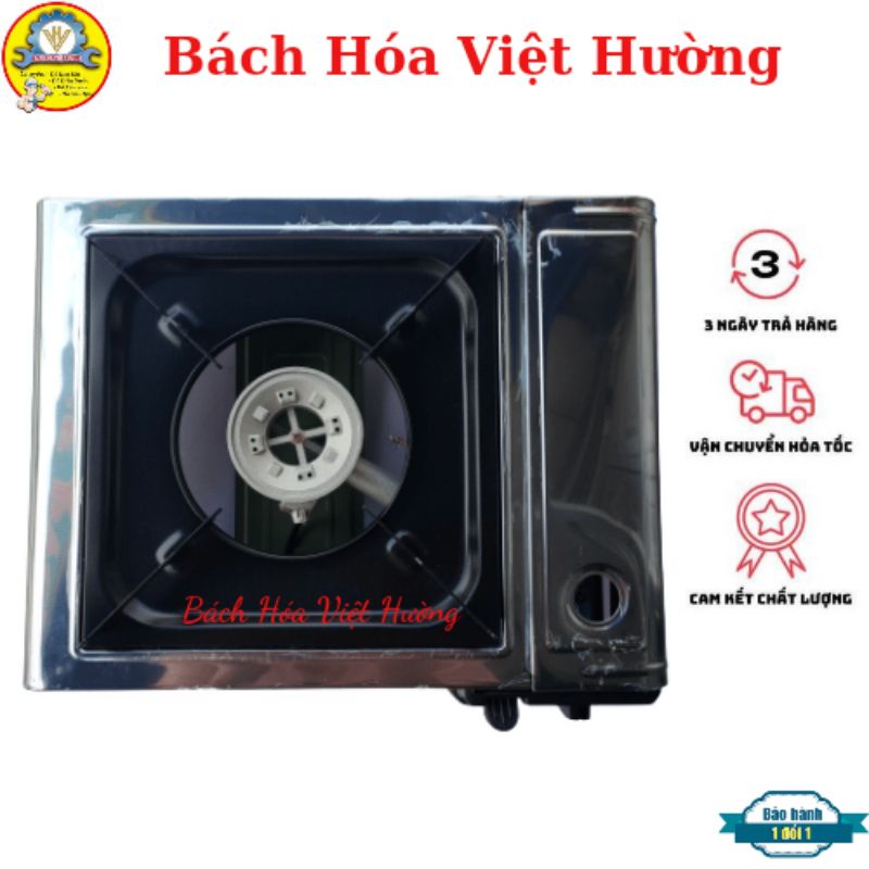 Bếp ga mini du lịch an toàn, siêu tiện lợi, bình chống cháy nổ, hàng nguyên đai loại 1