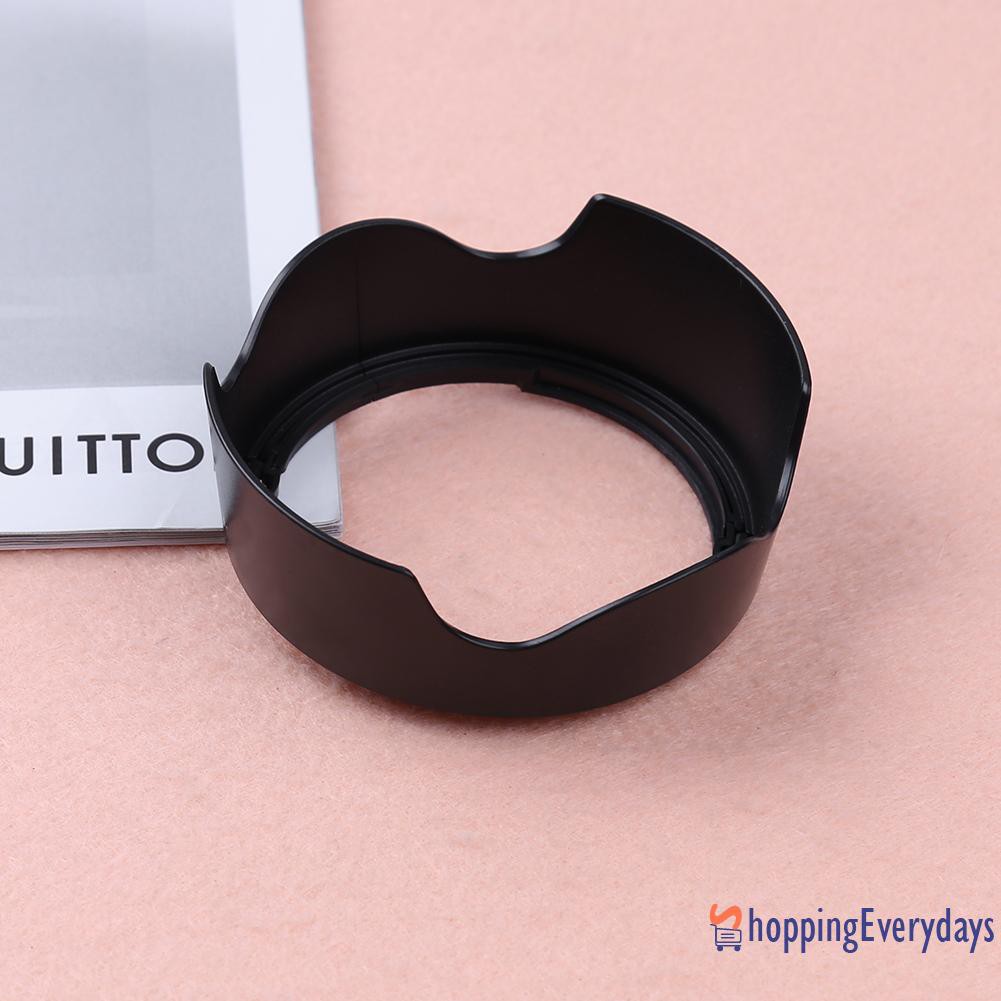 【sv】 EW-63C Bayonet Mount Flower Shape Camera Lens Hood for Canon EF-S 18-55 STM