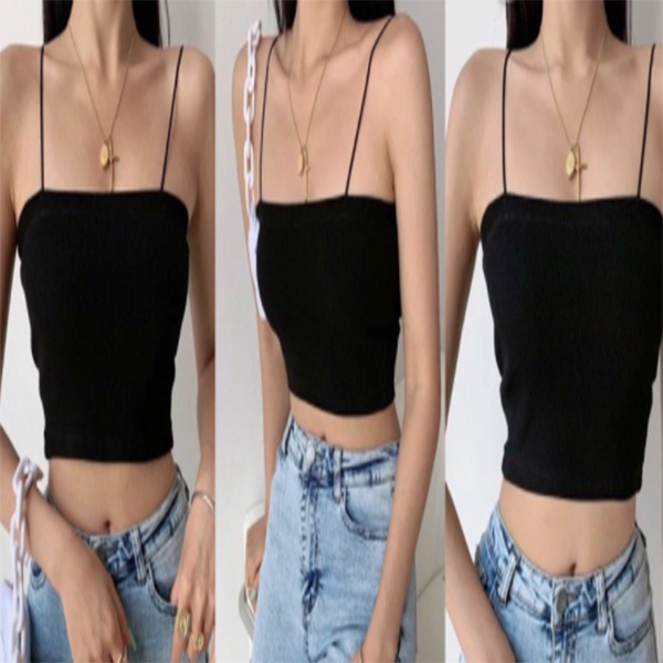 Áo 2 dây chất thun gân co giãn