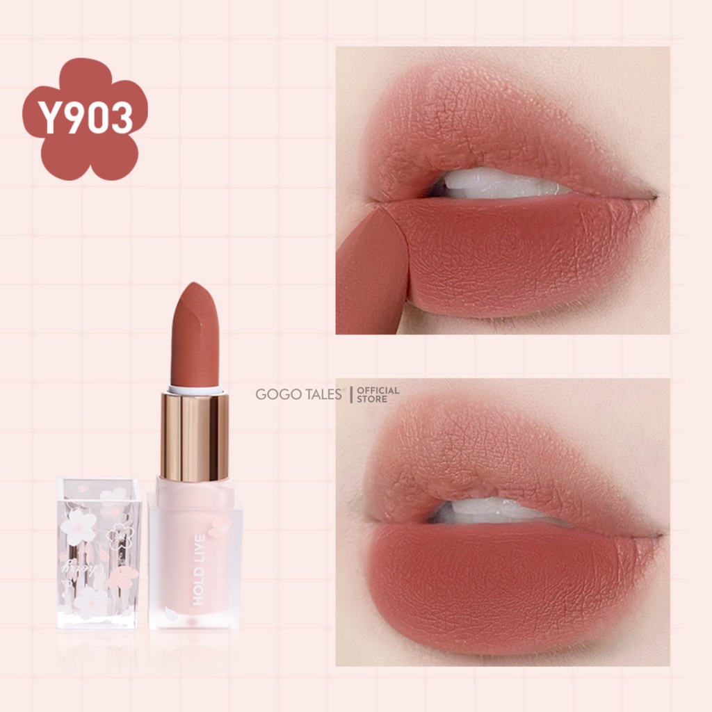 Son thỏi lì không trôi chính hãng HOLD LIVE Sakura Dream Soft Mist dưỡng ẩm nội địa Trung HL549