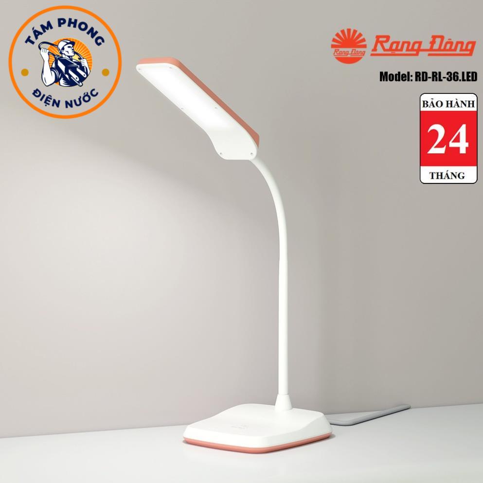 ⚡️ Đèn Bàn Cảm Ứng, Đèn học chống cận 6W LED Rạng Đông RL-36.LED⚡️ 4 Nhiệt Độ màu, 3 Mức Ánh Sáng