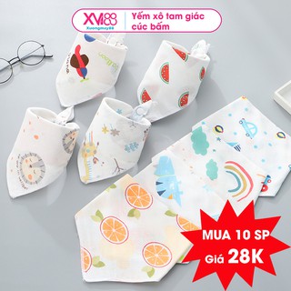 Yếm cho bé, Yếm xô tam giác cúc bấm cho bé PK03