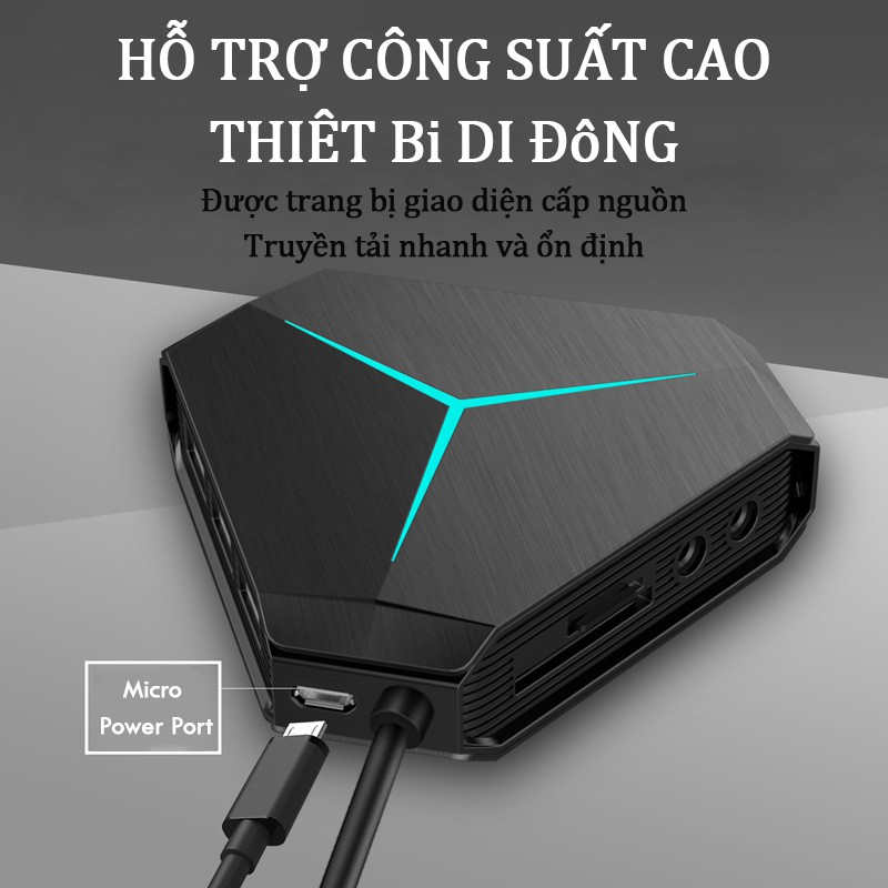 Cổng USB 6 đầu kết nối đa năng cho thiết bị Mac PC/ máy tính xách tay/ máy tính để bàn | BigBuy360 - bigbuy360.vn
