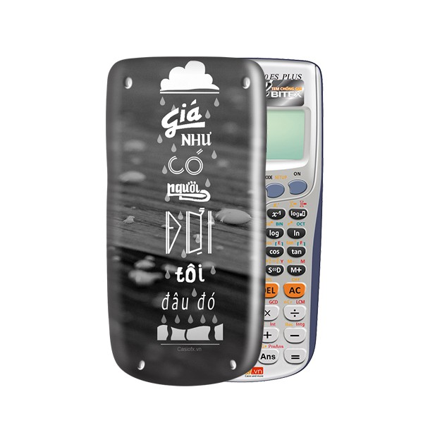 Ốp máy tính Casio/Nắp máy tính Casio Kute Slogan 059