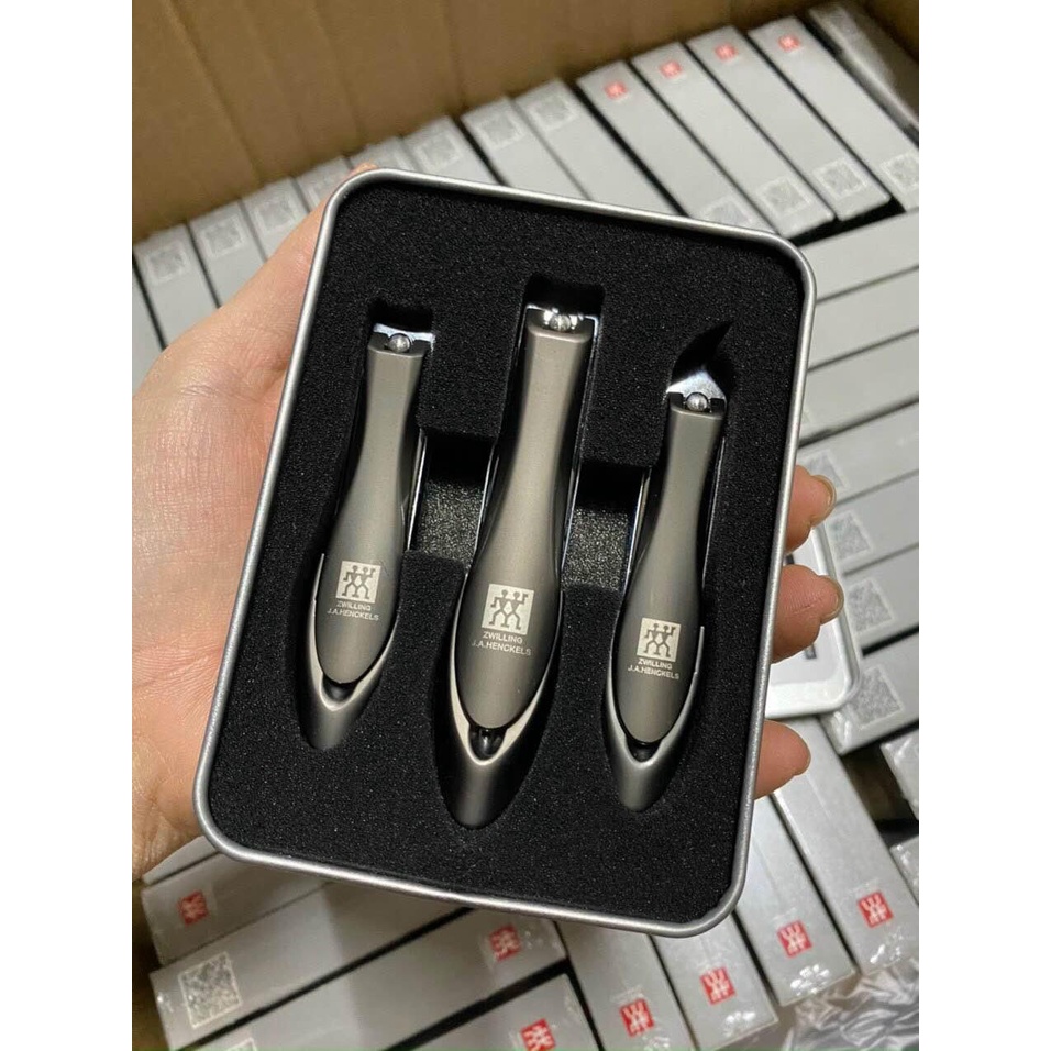Bộ bấm móng tay cao cấp gồm 3 chiếc zwilling - Hàng Đức Chính hãng