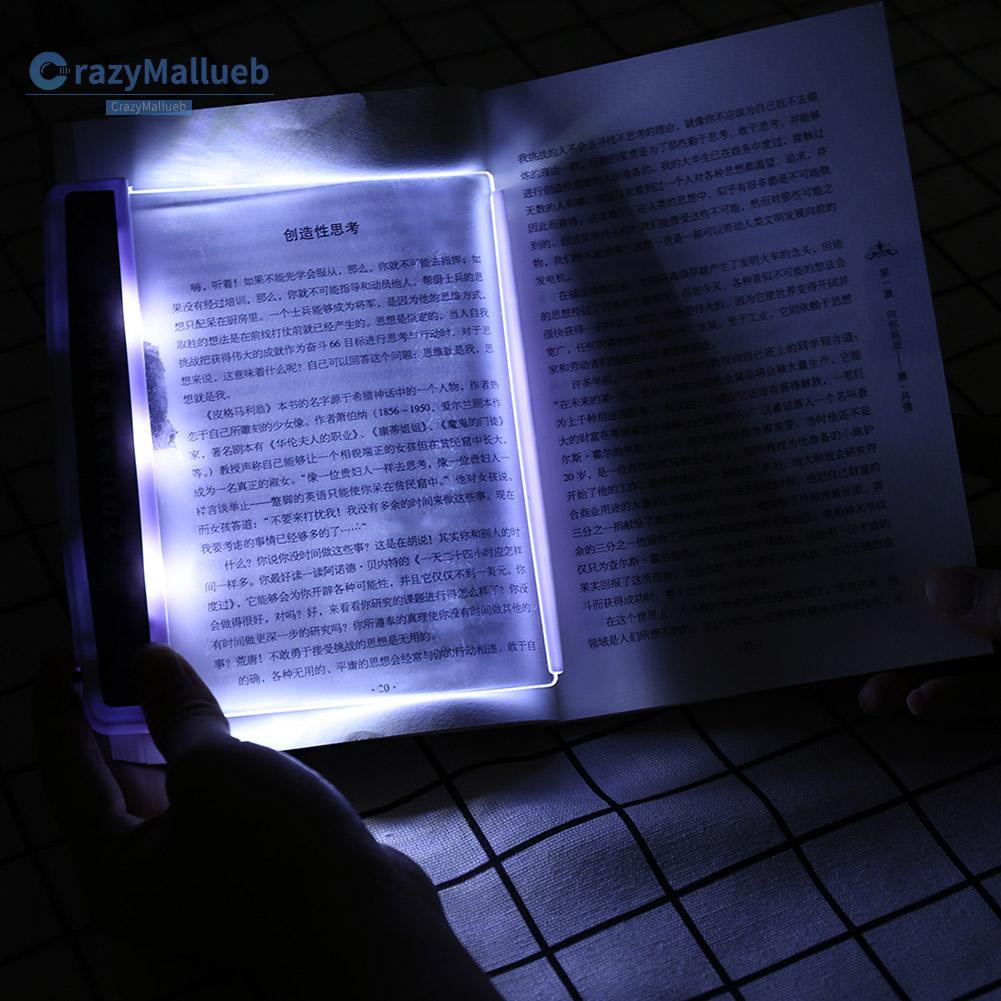 Crazymallueb❤LED Maple Flat Panel Light Book Reading Night Lamps Eye Protection Light❤Lighting