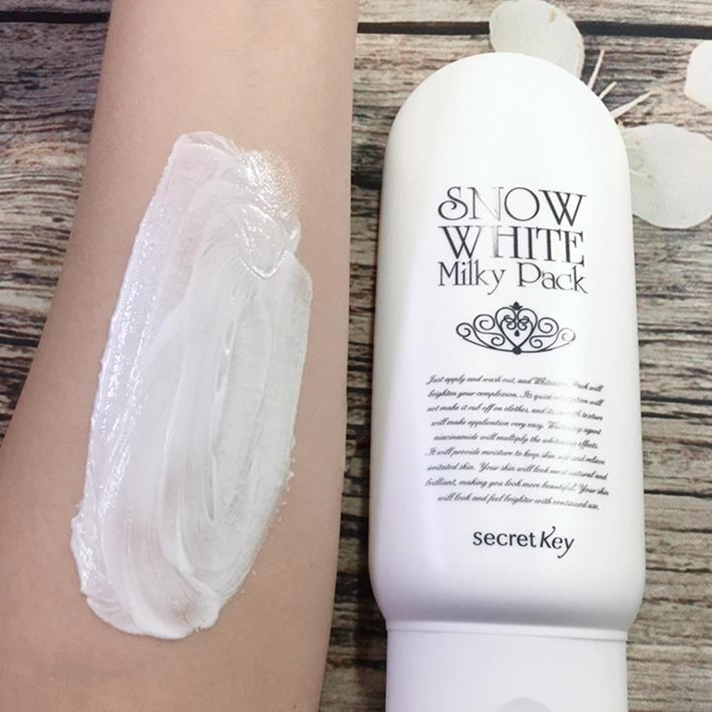 Kem Tắm Trắng Secret Key Snow White Milky Pack 200gr