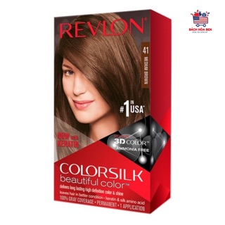 Thuốc nhuộm tóc REVLON MỸ màu 41- NÂU VỪA