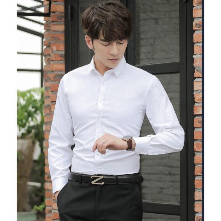 Áo sơ mi nam Vải Lụa Thái chống nhăn vip | BigBuy360 - bigbuy360.vn