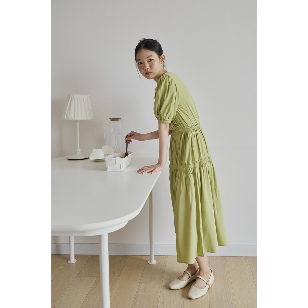 Happy Zoo - Đầm dài tay ngắn rã thun ( 3 màu ) | BigBuy360 - bigbuy360.vn