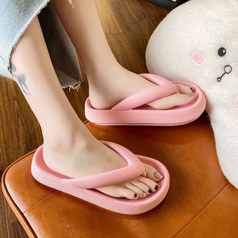 Dép Xỏ Ngón Đế Dày Mềm Mại Bằng EVA Size 36-45 Thời Trang Cho Nữ