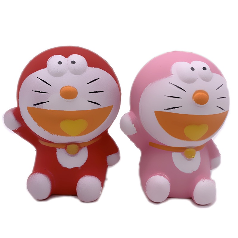 Squishy Lớn JUMBO Hình đô rê mon doremon mập ú Đồ Chơi Xốp Giảm Stress Hình mềm mịn dễ Thương đàn hồi Cho Bé