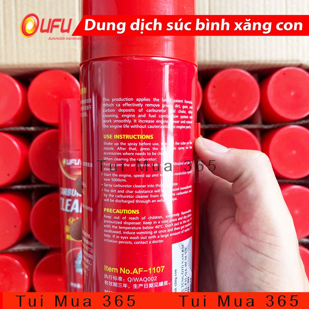 Carburettor Cleaner 450ml Dung dịch súc bình xăng con